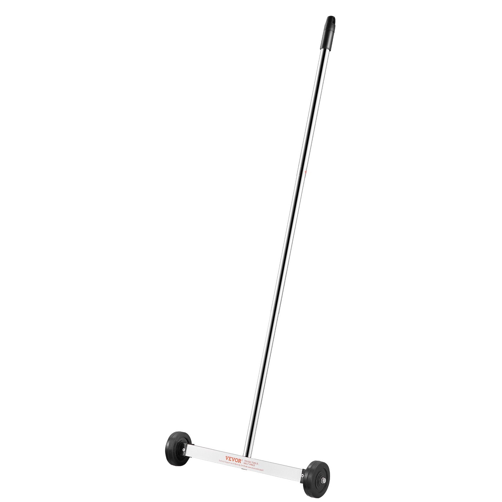 Saw Accessories: VEVOR Magnetic Sweeper with Wheels, 15inch Mini Magnetic Sweeper, 8 lbs Capacity, Adjustable Handle, Lightweight Magnetic Pickup Sweeper to Pick Up Nails and Screws, Easy Cleanup of Workshop Garage