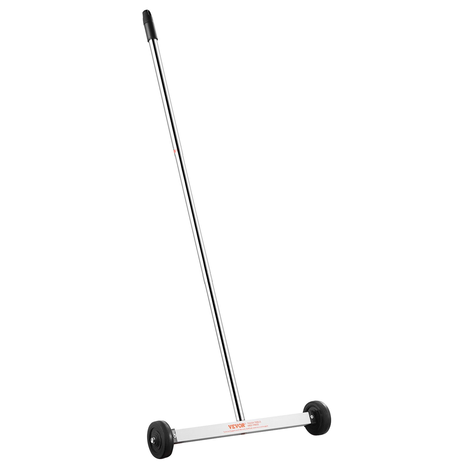 Saw Accessories: VEVOR Magnetic Sweeper with Wheels, 17inch Mini Magnetic Sweeper, 10 lbs Capacity, Adjustable Handle, Lightweight Magnetic Pickup Sweeper to Pick Up Nails and Screws, Easy Cleanup of Workshop Garage