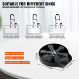 Kitchen Utensils: VEVOR Glass Rinser, 10 Powerful Spraying Jets Rotating Cup Rinser for Sink, 304 Stainless Steel Faucet Cup Washer & Silicone Nonslip Pad for Baby Bottle, Glass Cup, Wine Glass (Matte Black Base)