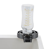 Basketball & Basketball Accessories: VEVOR Glass Rinser, 10 Powerful Spraying Jets Rotating Cup Rinser for Sink, Wearproof ABS Kitchen Sink Faucet Cup Washer & ABS Cup Holder for Baby Bottle, Glass Cup, Wine Glass (Black Base)