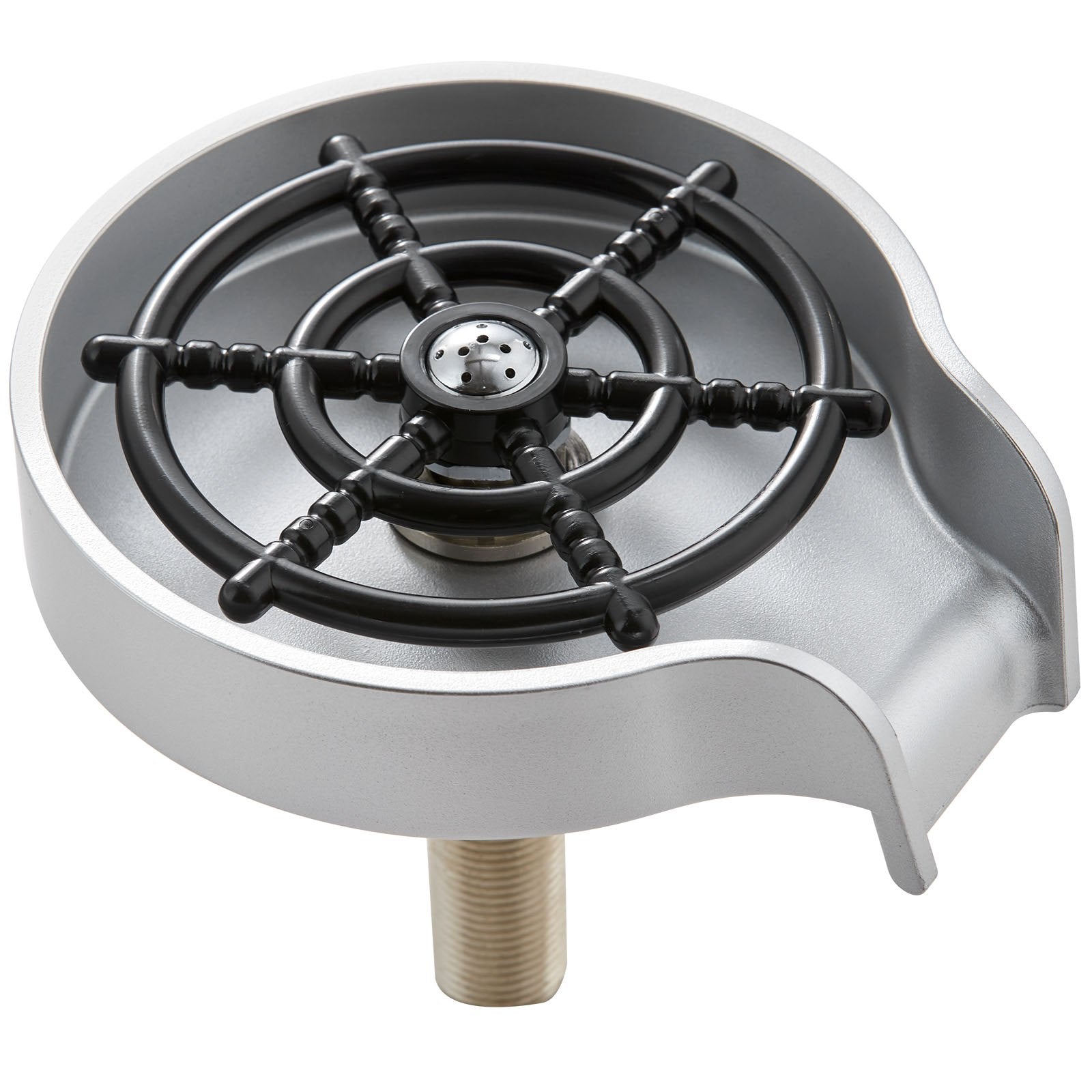 Audio Accessories: VEVOR Glass Rinser 10 Spraying Jets 360° Rotating ABS Cup Washer & Cup Holder