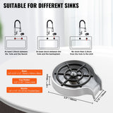 Audio Accessories: VEVOR Glass Rinser 10 Spraying Jets 360° Rotating ABS Cup Washer & Cup Holder