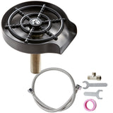 Drinkware: VEVOR Glass Rinser 10-Hole Rotating Stainless Steel Washer ABS Cup Holder