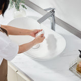 Kitchen & Bathroom DIY: VEVOR Modern Ceramic Vessel Sink 60x36cm Bathroom Vanity Bowl Countertop