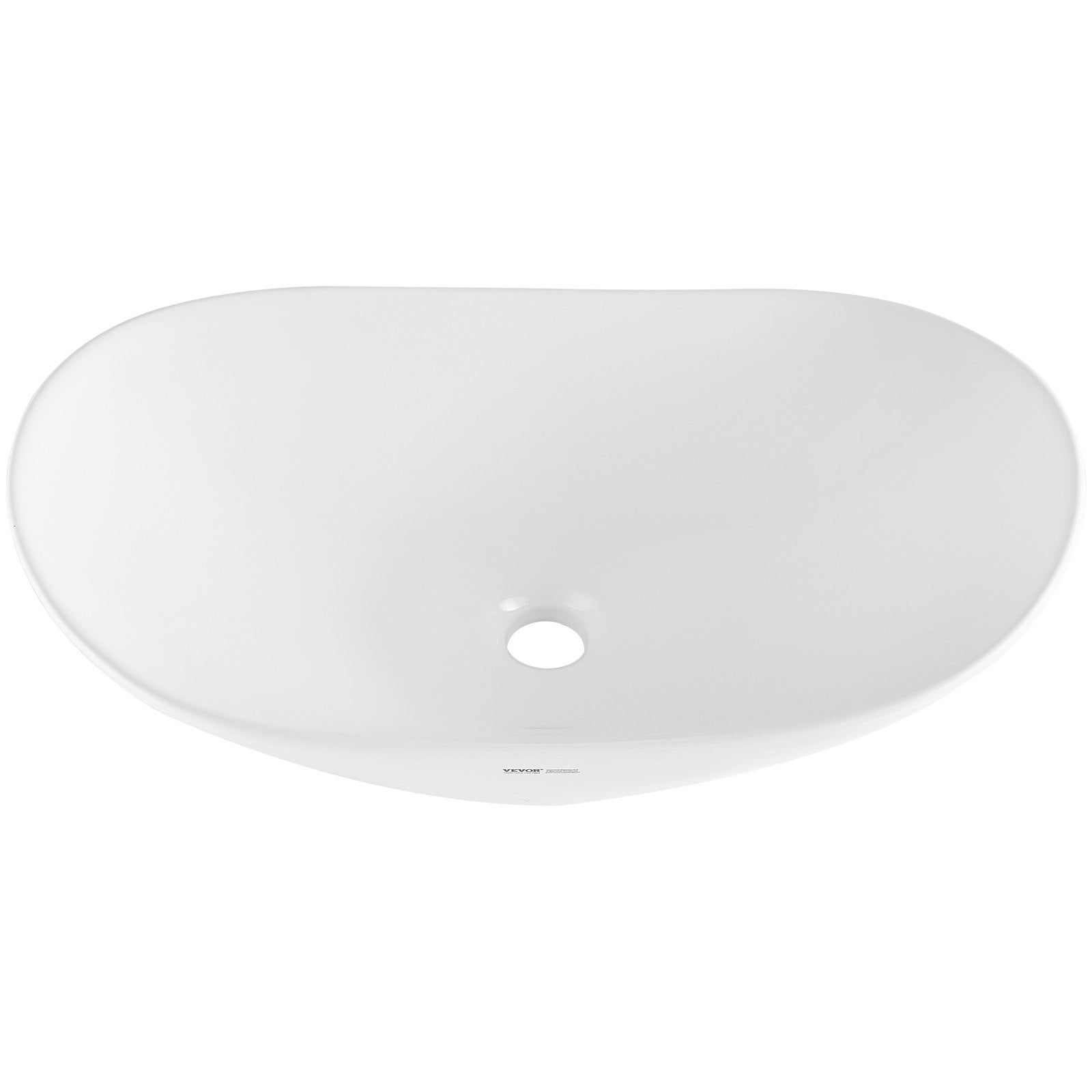 Kitchen & Bathroom DIY: VEVOR Modern Ceramic Vessel Sink 60x36cm Bathroom Vanity Bowl Countertop