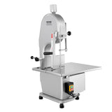 Chainsaws: VEVOR Commercial Electric Meat Bandsaw, 1800W Stainless Steel Countertop Bone Sawing Machine, 380 x 485 mm Workbench, 180 mm Max Cutting Thickness, Frozen Meat Cutter with 5 Blades for Rib Pork Beef