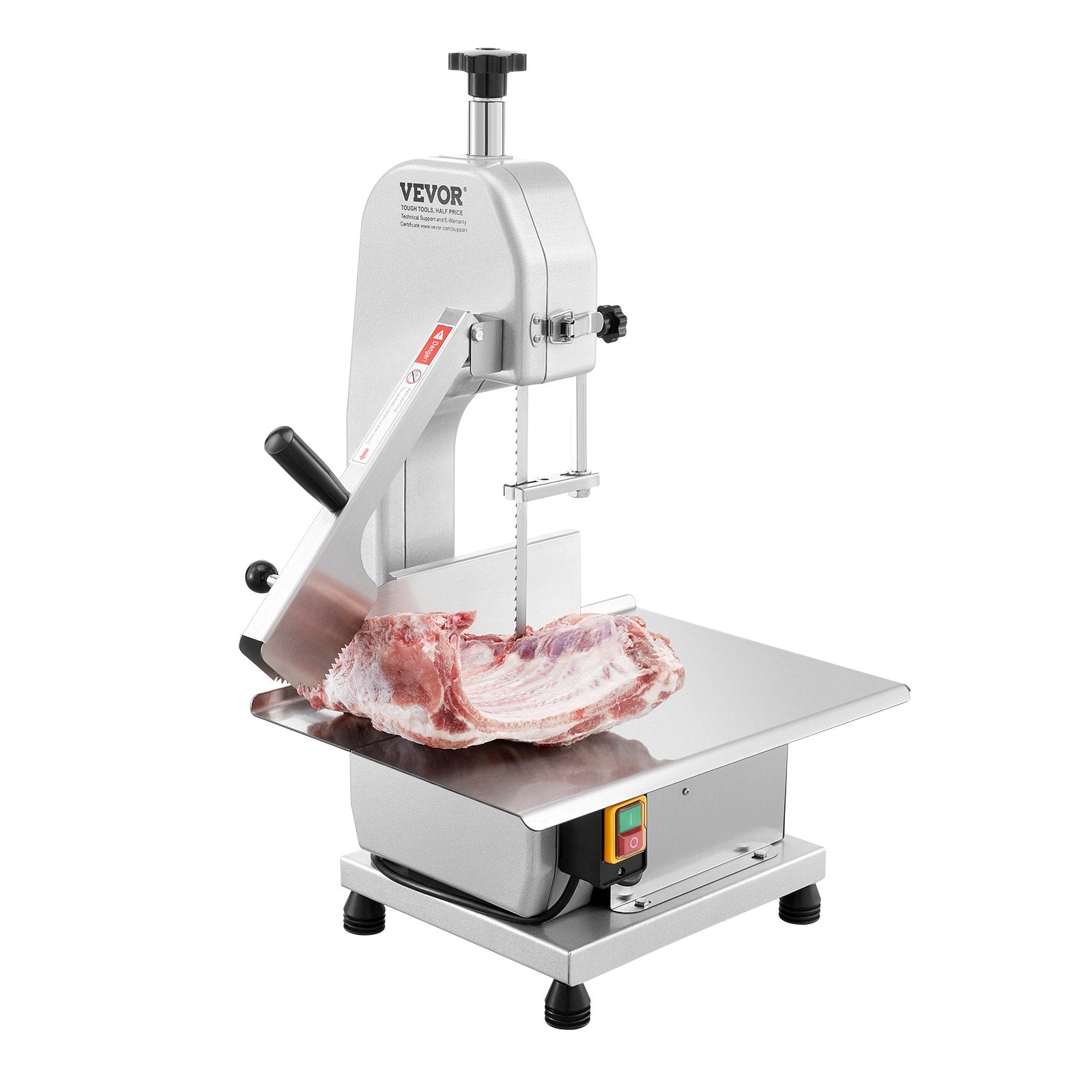 650W Commercial Electric Meat Bandsaw Stainless Steel Bone Sawing Machine