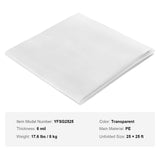 Gardening Tools: VEVOR Greenhouse Plastic Sheeting 7.6 x 7.6 m, 6 Mil Thickness Clear Greenhouse Film, Polyethylene Film 4 Year UV Resistant, for Gardening, Farming, Agriculture, Garden