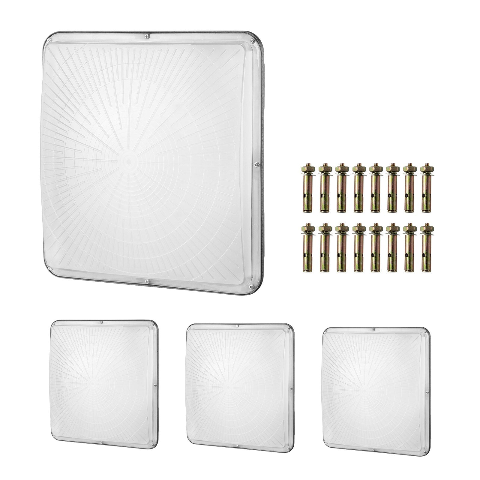 Canopies & Gazebos: VEVOR 4 PCS LED Canopy Light 150W 16500LM 5000K Daylight Outdoor Canopy Lighting