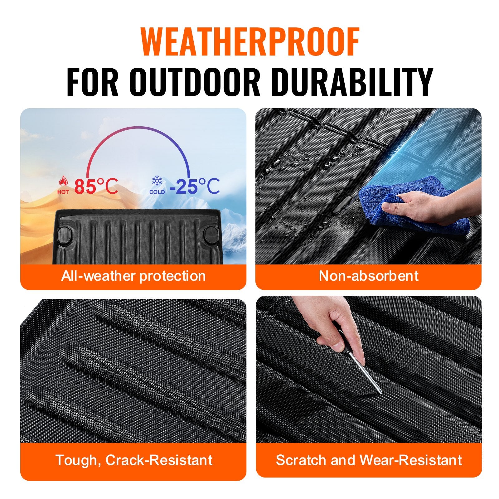 Automotive Repair & Speciality Tools: VEVOR Truck Bed Mat Fit 2022-2024 Ford Maverick TPE Truck Bed Liner Accessories
