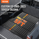 Automotive Parts: VEVOR Truck Bed Mat Fit 2005-2023 Toyota Tacoma TPE Truck Bed Liner Accessories
