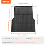 Automotive Parts: VEVOR Truck Bed Mat Fit 2005-2023 Toyota Tacoma TPE Truck Bed Liner Accessories