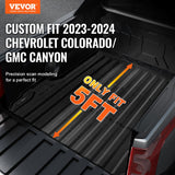 Automotive Parts: VEVOR Truck Bed Mat Fit 2023-2024 Chevrolet Colorado/GMC Canyon Truck Bed Liner