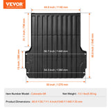 Automotive Parts: VEVOR Truck Bed Mat Fit 2023-2024 Chevrolet Colorado/GMC Canyon Truck Bed Liner