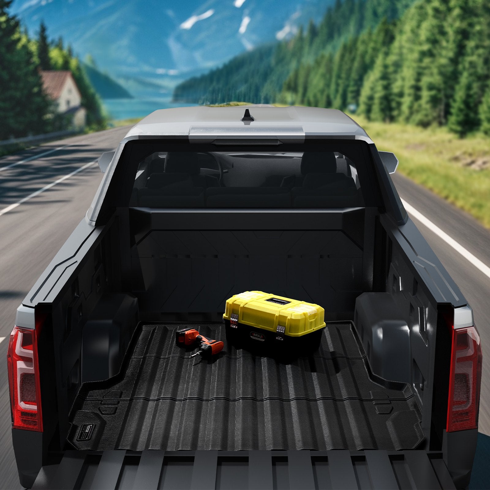 Automotive Parts: VEVOR Truck Bed Mat Fit 2023-2024 Chevrolet Colorado/GMC Canyon Truck Bed Liner