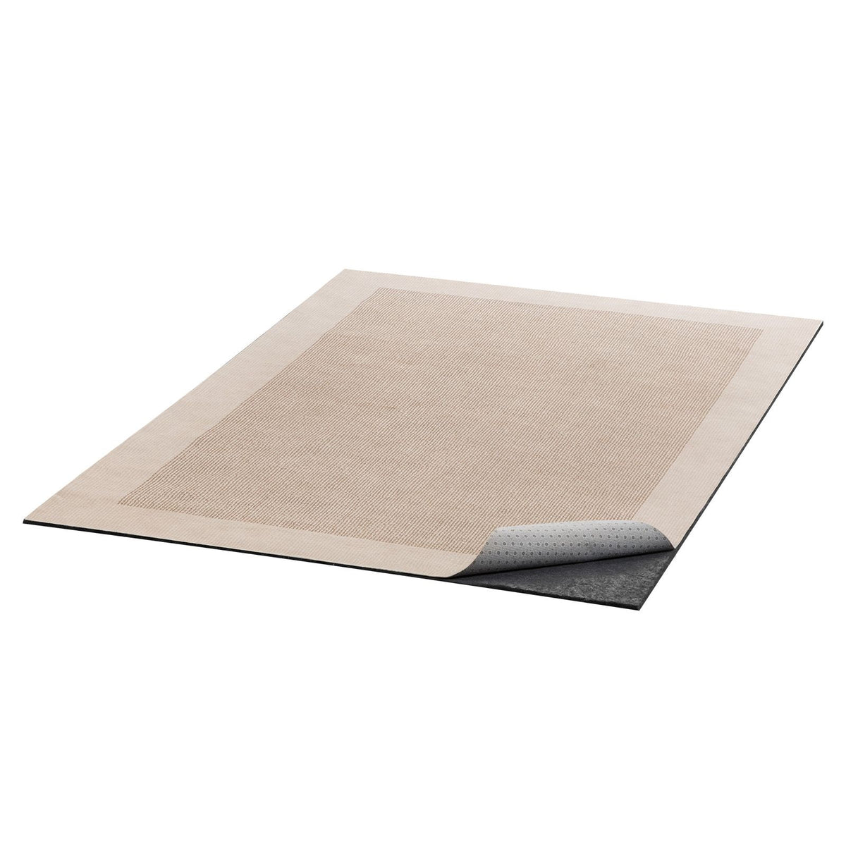 Rug Pad 0.91 x 1.52 m, Non-slip Carpet Area Pad, Rug Mat Padding with Dual Surface Felt Cushion & Rubber Gripper, Hardwood Floor Protection for All Floors, Finishes, Keeps Carpets in Place