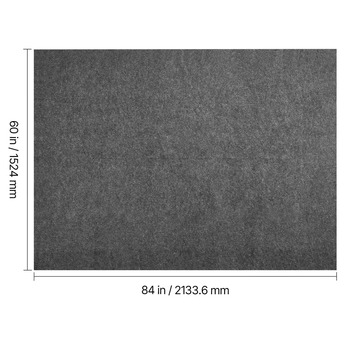 Rug Pad 1.52 x 2.13 m, Non-slip Carpet Area Pad, Rug Mat Padding with Dual Surface Felt Cushion & Rubber Gripper, Hardwood Floor Protection for All Floors, Finishes, Keeps Carpets in Place