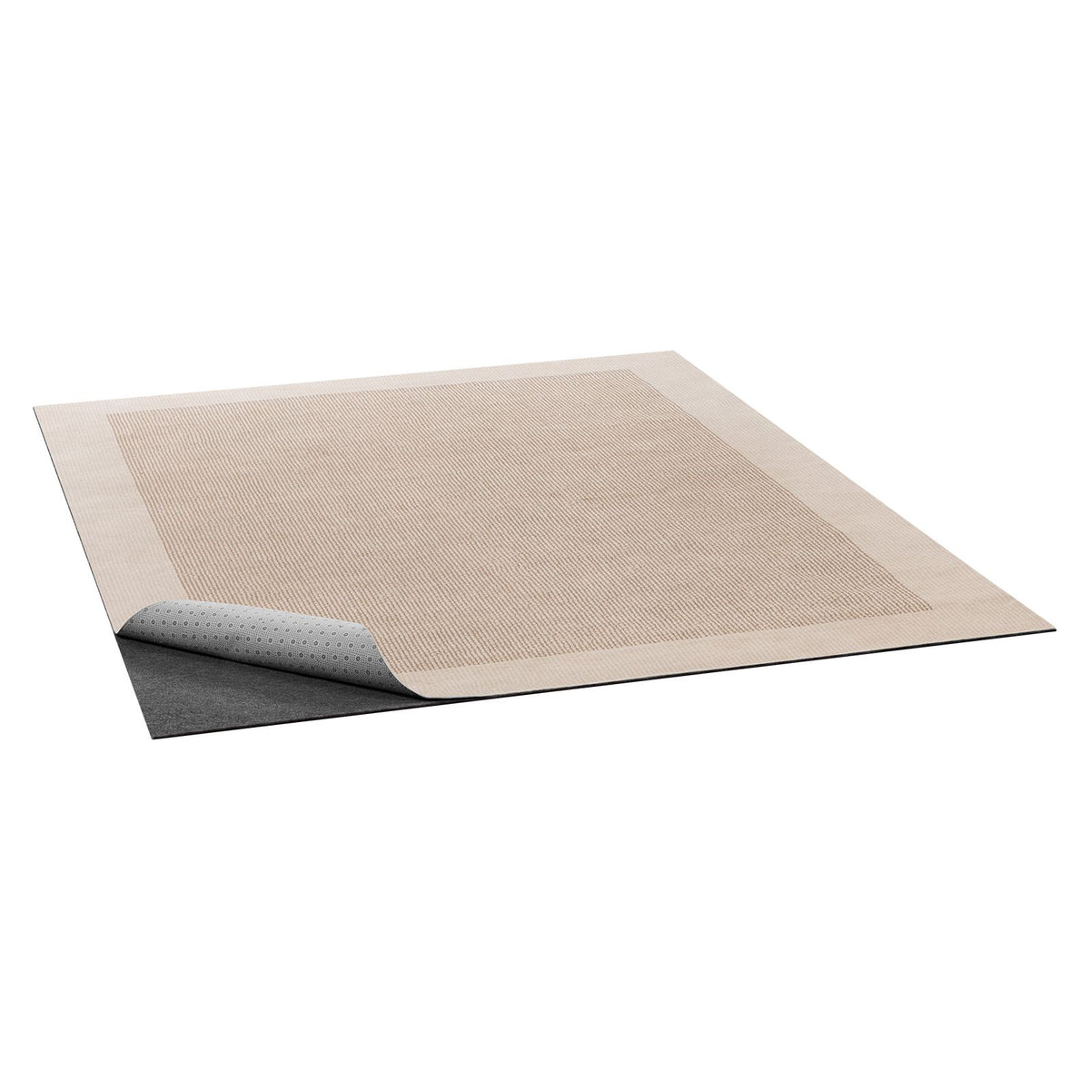 Rug Pad 1.52 x 2.13 m, Non-slip Carpet Area Pad, Rug Mat Padding with Dual Surface Felt Cushion & Rubber Gripper, Hardwood Floor Protection for All Floors, Finishes, Keeps Carpets in Place