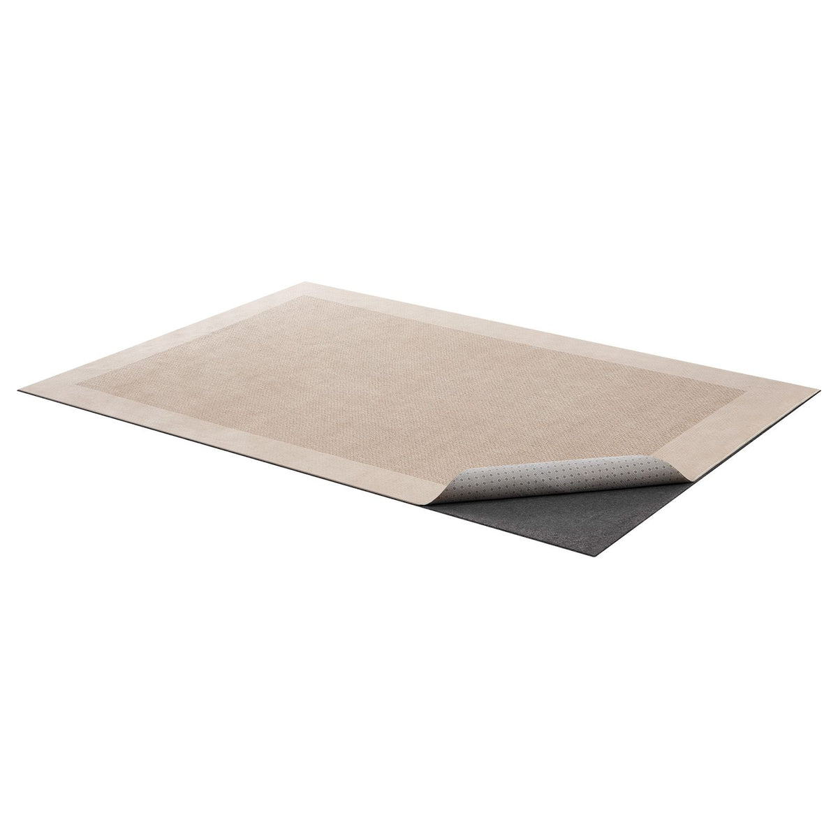 Rug Pad 1.52 x 2.13 m, Non-slip Carpet Area Pad, Rug Mat Padding with Dual Surface Felt Cushion & Rubber Gripper, Hardwood Floor Protection for All Floors, Finishes, Keeps Carpets in Place