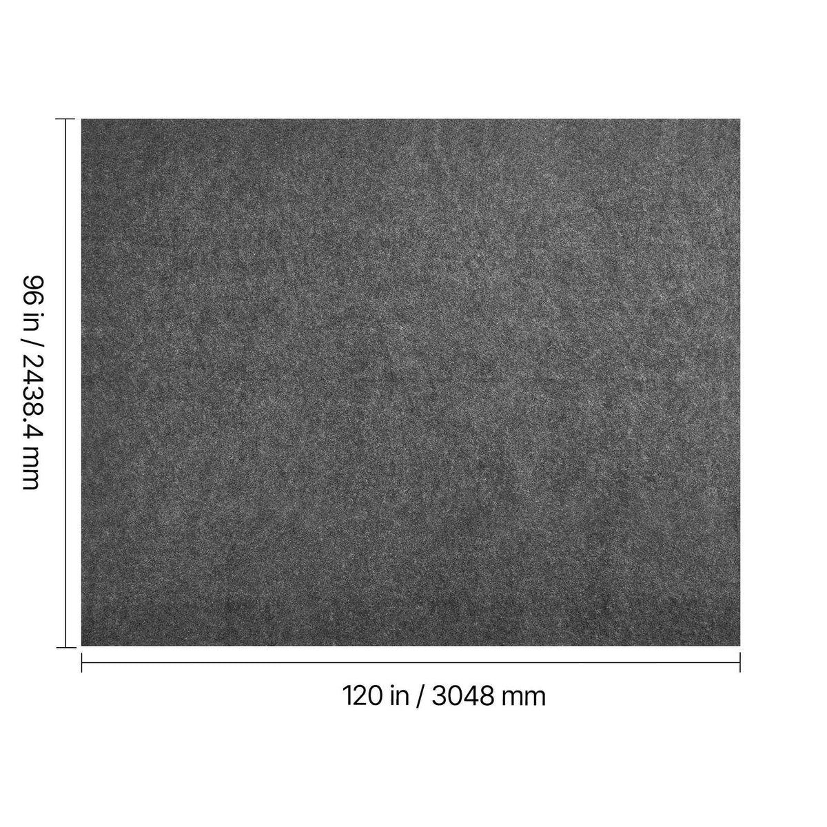 Rug Pad 2.44 x 3.05 m, Non-slip Carpet Area Pad, Rug Mat Padding with Dual Surface Felt Cushion & Rubber Gripper, Hardwood Floor Protection for All Floors, Finishes, Keeps Carpets in Place