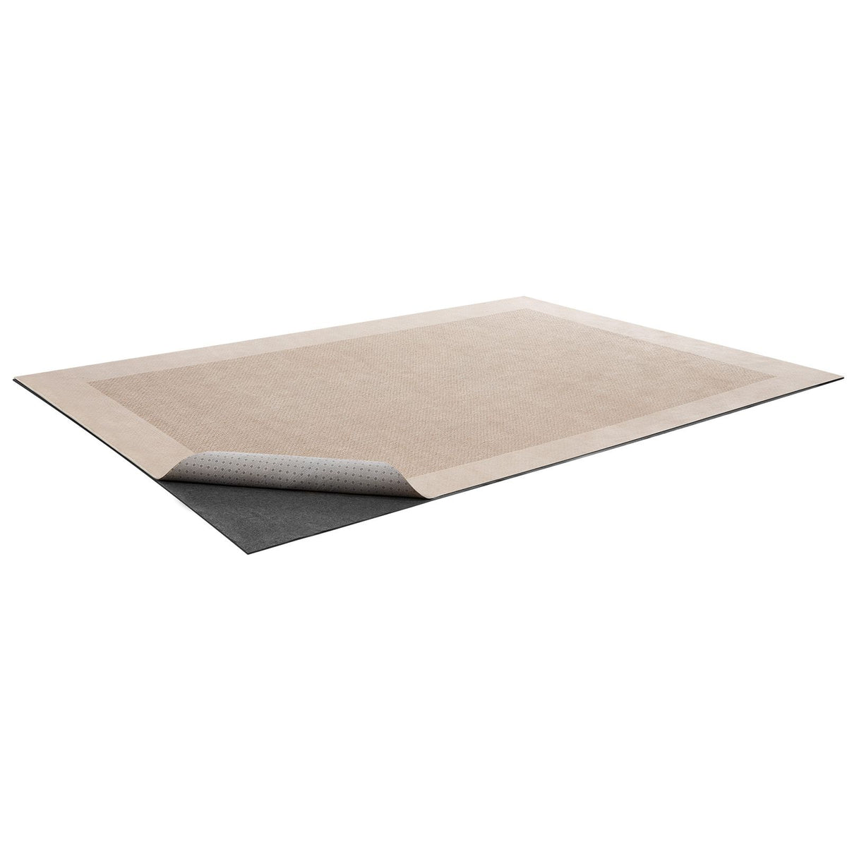 Rug Pad 2.44 x 3.05 m, Non-slip Carpet Area Pad, Rug Mat Padding with Dual Surface Felt Cushion & Rubber Gripper, Hardwood Floor Protection for All Floors, Finishes, Keeps Carpets in Place