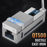 Building Materials: VEVOR Milling Vice 4"/100mm,Bench Clamp Vice Nodular Cast Iron Material,Clamping Vice Clamping Force 19KN Max, Milling Machine Vice