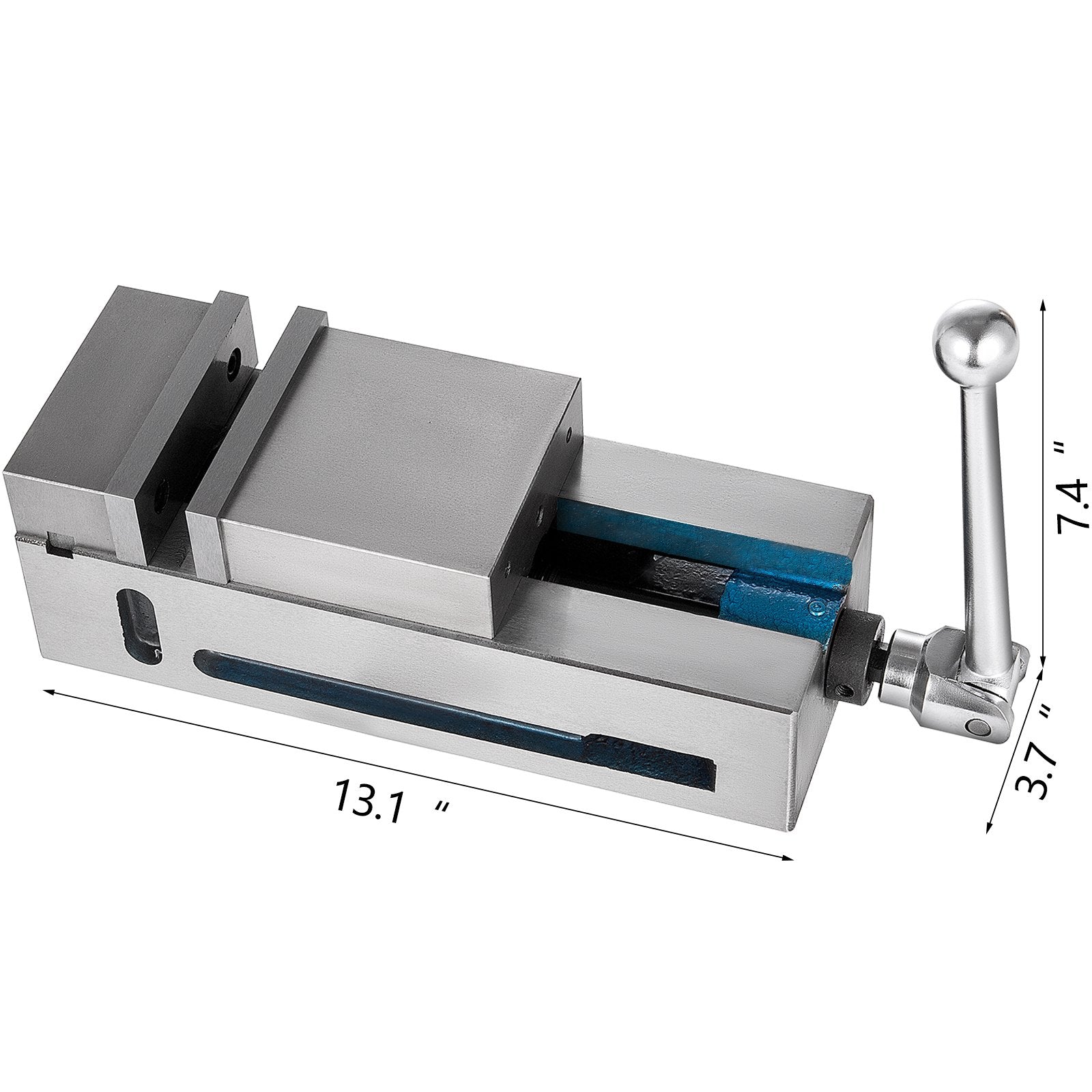 Building Materials: VEVOR Milling Vice 4"/100mm,Bench Clamp Vice Nodular Cast Iron Material,Clamping Vice Clamping Force 19KN Max, Milling Machine Vice