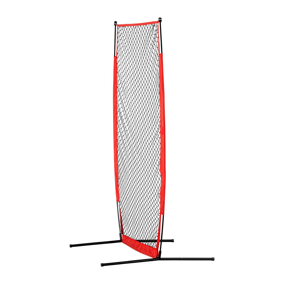 I Screen Baseball for Batting Cage, 7x4 ft Baseball & Softball Safety Screen, Body Protector Portable Batting Screen with Carry Bag & Ground Stakes, Baseball Pitching Net for Pitchers Protection