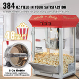 Gardening Tools: VEVOR Popcorn Popper Machine Countertop Popcorn Maker 850W 8 Oz 48 Cups Red