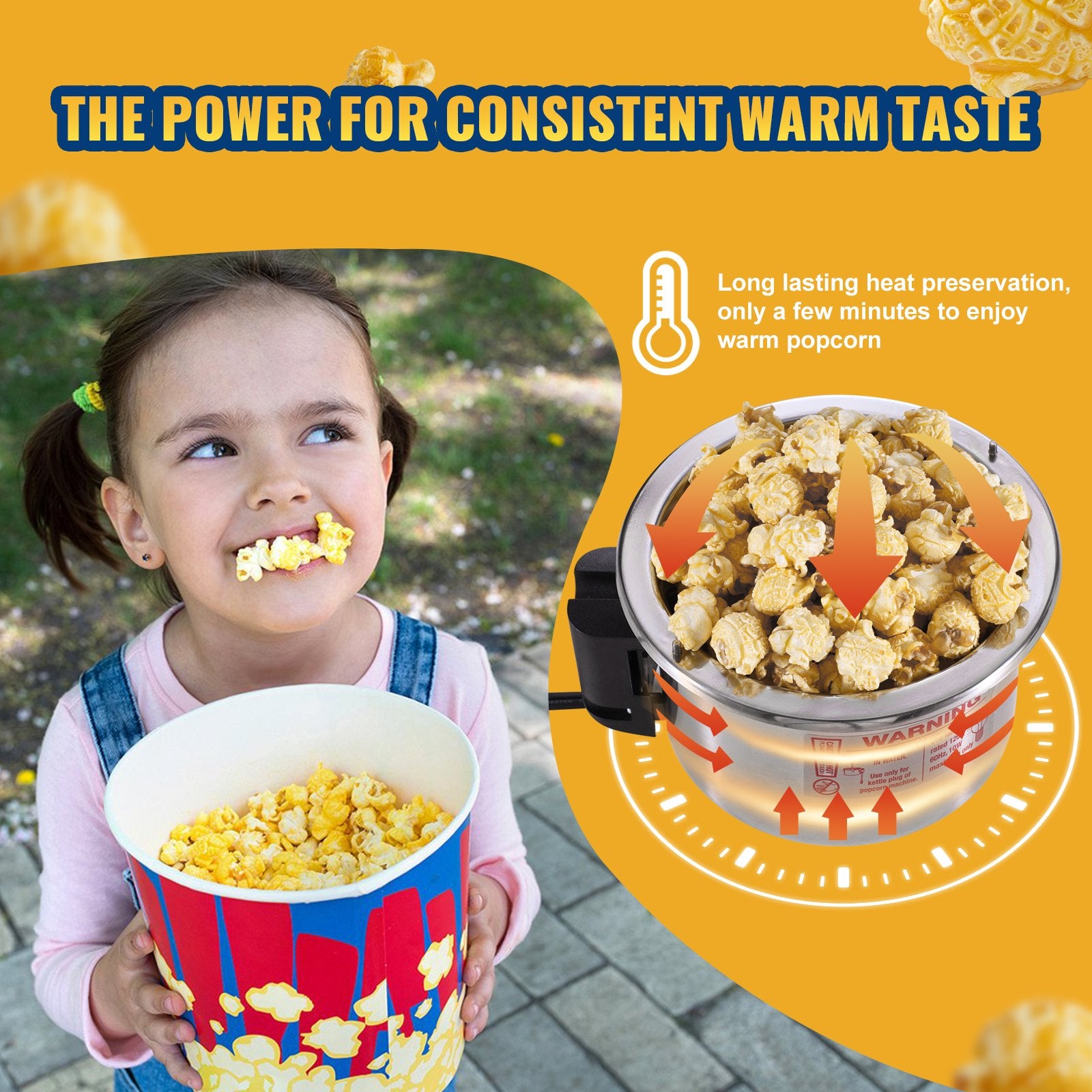 Gardening Tools: VEVOR Popcorn Popper Machine Tabletop Popcorn Maker 300W 2.5 Oz Red