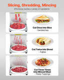 Speciality Appliances: VEVOR Electric Meat Cutter Machine 850W Commercial Meat Slicer Cutting Machine