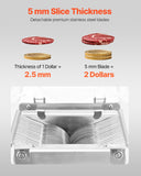 Speciality Appliances: VEVOR Electric Meat Cutter Machine 850W Commercial Meat Slicer Cutting Machine