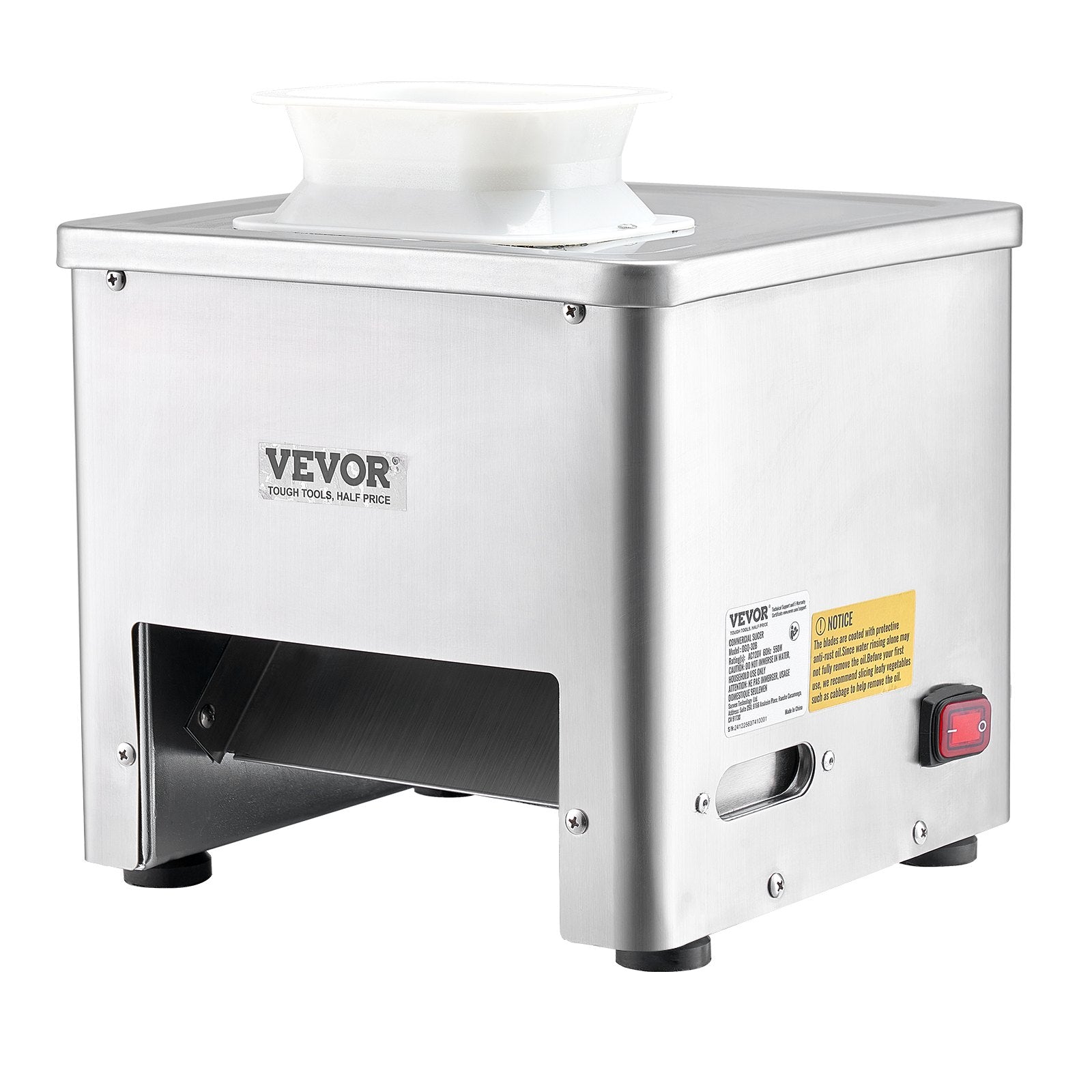 Electric Meat Cutter Machine 550W Commercial Meat Slicer Cutting Machine