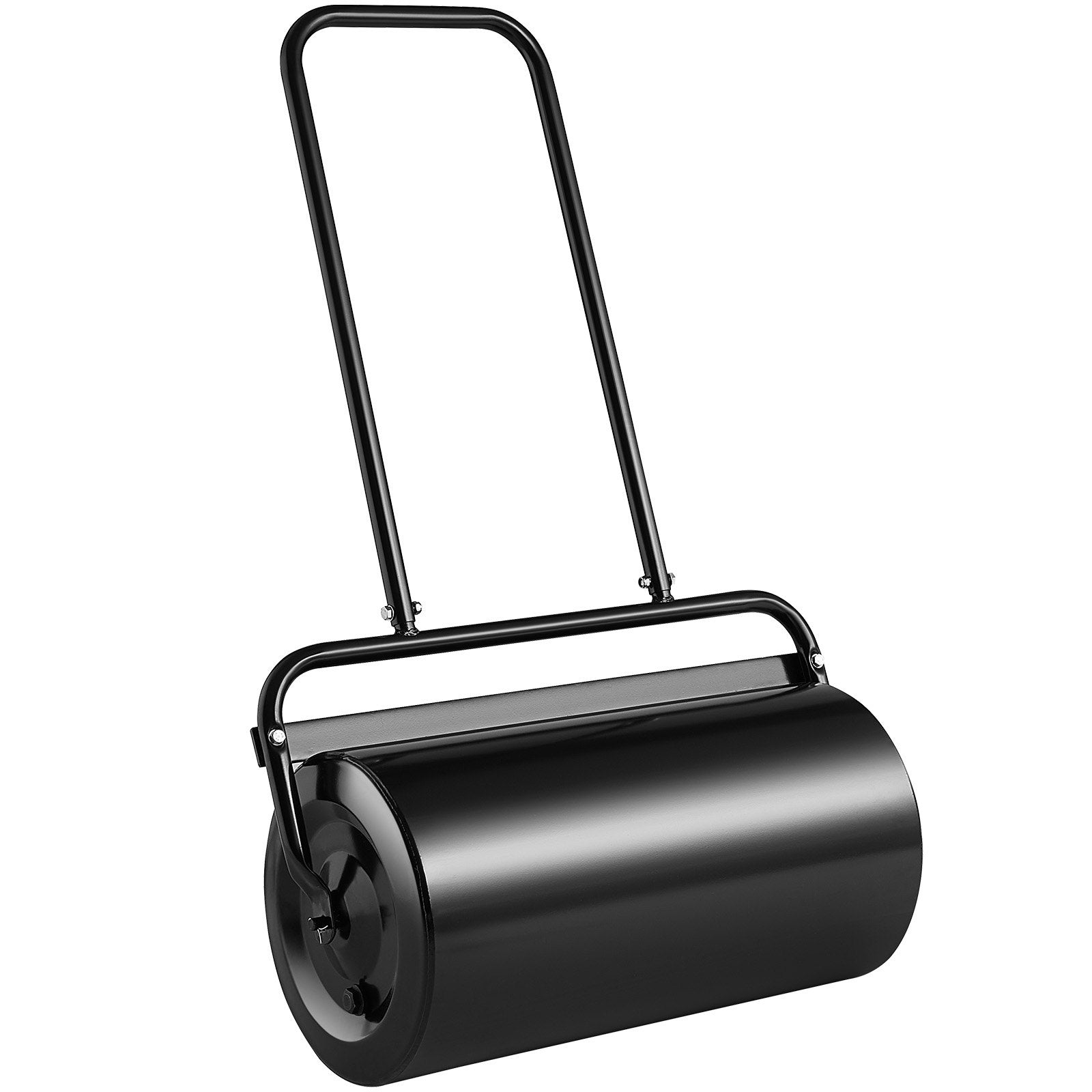 Gardening Tools: VEVOR Lawn Roller, 13 Gallon 24Inch Sand/Water Filled Yard Roller, Steel Sod Roller with Easy-turn Plug and U-Shaped Ergonomic Handle for Convenient Push and Pull, for Lawn, Garden, Farm, Park, Black