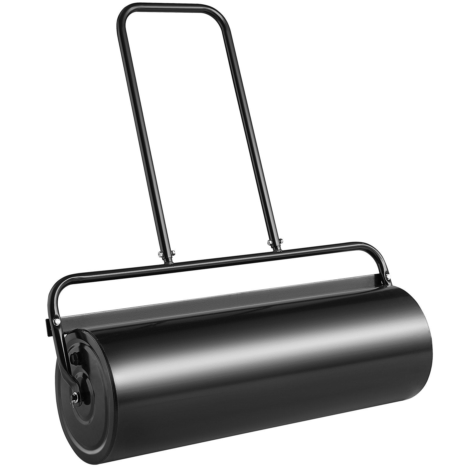 Gardening Tools: VEVOR Lawn Roller, 17 Gallon 36 Inch Sand/Water Filled Yard Roller, Steel Sod Roller with Easy-turn Plug and U-Shaped Ergonomic Handle for Convenient Push and Pull, for Lawn, Garden, Farm, Park, Black