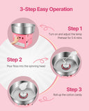 Food Storage: VEVOR Electric Cotton Candy Machine, 1000W Commercial Candy Floss Maker with 52cm Stainless Steel Bowl, Sugar Scoop, and Drawer, Easy Home Use, Perfect for Kids Birthday, Family Party, Pink