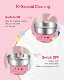 Food Storage: VEVOR Electric Cotton Candy Machine, 1000W Commercial Candy Floss Maker with 52cm Stainless Steel Bowl, Sugar Scoop, and Drawer, Easy Home Use, Perfect for Kids Birthday, Family Party, Pink