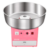 Food Storage: VEVOR Electric Cotton Candy Machine, 1000W Commercial Candy Floss Maker with 52cm Stainless Steel Bowl, Sugar Scoop, and Drawer, Easy Home Use, Perfect for Kids Birthday, Family Party, Pink