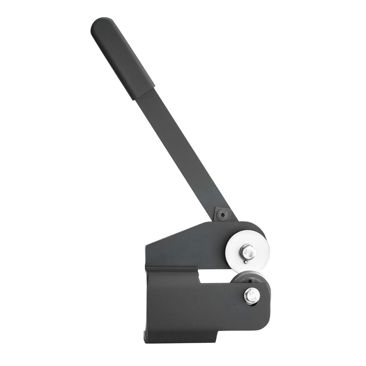 Sheet Metal Shear, Throatless Rotary Hand Shear, 16 Gauge Mild Steel Sheet Cutter with 1.5 mm Capacity, with Solid Construction, Mounting Type, for Cutting Steel, Copper, Rebar, and Aluminum