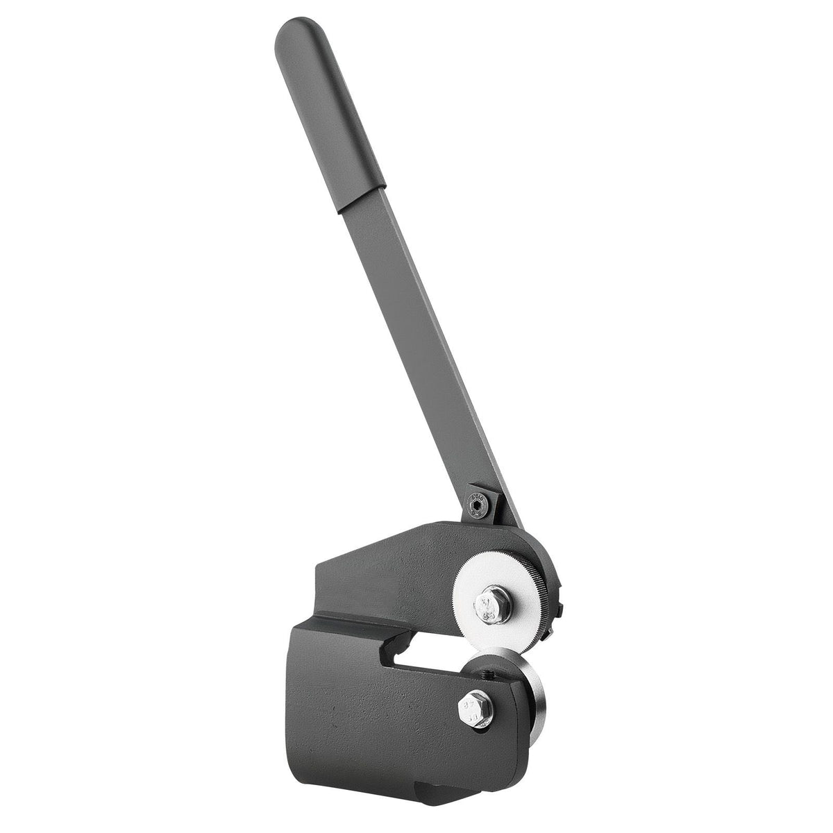 Sheet Metal Shear, Throatless Rotary Hand Shear, 16 Gauge Mild Steel Sheet Cutter with 1.5 mm Capacity, with Solid Construction, Mounting Type, for Cutting Steel, Copper, Rebar, and Aluminum