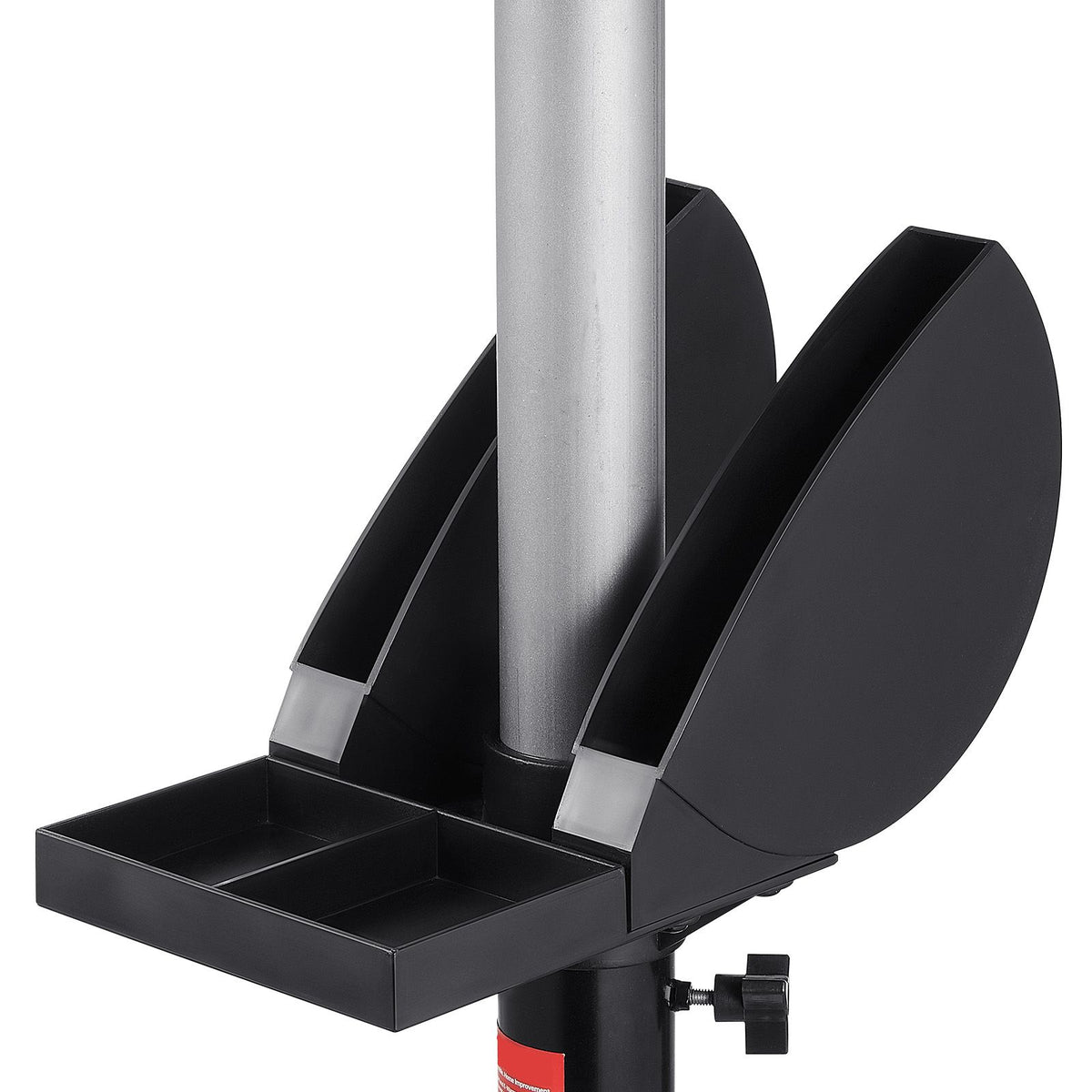 Bench Grinder Stand, Bench Grinder Vise Floor Pedestal with 31.5 x 25.4 cm Mounting Plate, Height-Adjustable Pedestal Stand with Grinding Wheel Storage Compartment & Heavy-Duty Cast Iron Base