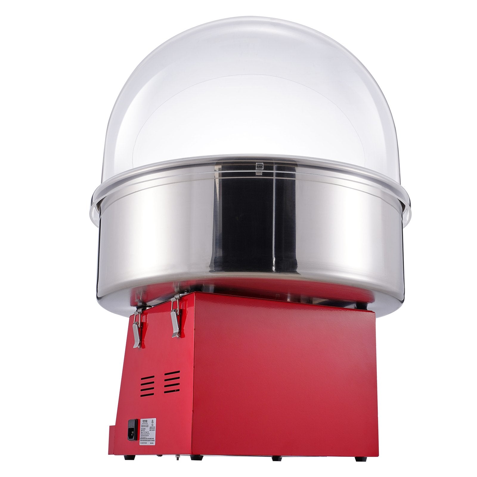 Food Storage: VEVOR Electric Cotton Candy Machine, 1000W Candy Floss Maker, Commercial Cotton Candy Machine with Cover, Stainless Steel Bowl, and Sugar Scoop, Perfect for Home Kids Birthday, Family Party (Red)