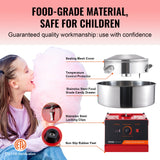 Food Storage: VEVOR Electric Cotton Candy Machine, 1000W Candy Floss Maker, Commercial Cotton Candy Machine with Stainless Steel Bowl, and Sugar Scoop, Perfect for Home Kids Birthday, Family Party (Red)
