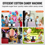 Food Storage: VEVOR Electric Cotton Candy Machine, 1000W Candy Floss Maker, Commercial Cotton Candy Machine with Stainless Steel Bowl, and Sugar Scoop, Perfect for Home Kids Birthday, Family Party (Red)