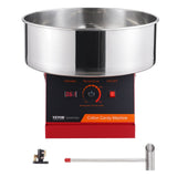 Food Storage: VEVOR Electric Cotton Candy Machine, 1000W Candy Floss Maker, Commercial Cotton Candy Machine with Stainless Steel Bowl, and Sugar Scoop, Perfect for Home Kids Birthday, Family Party (Red)