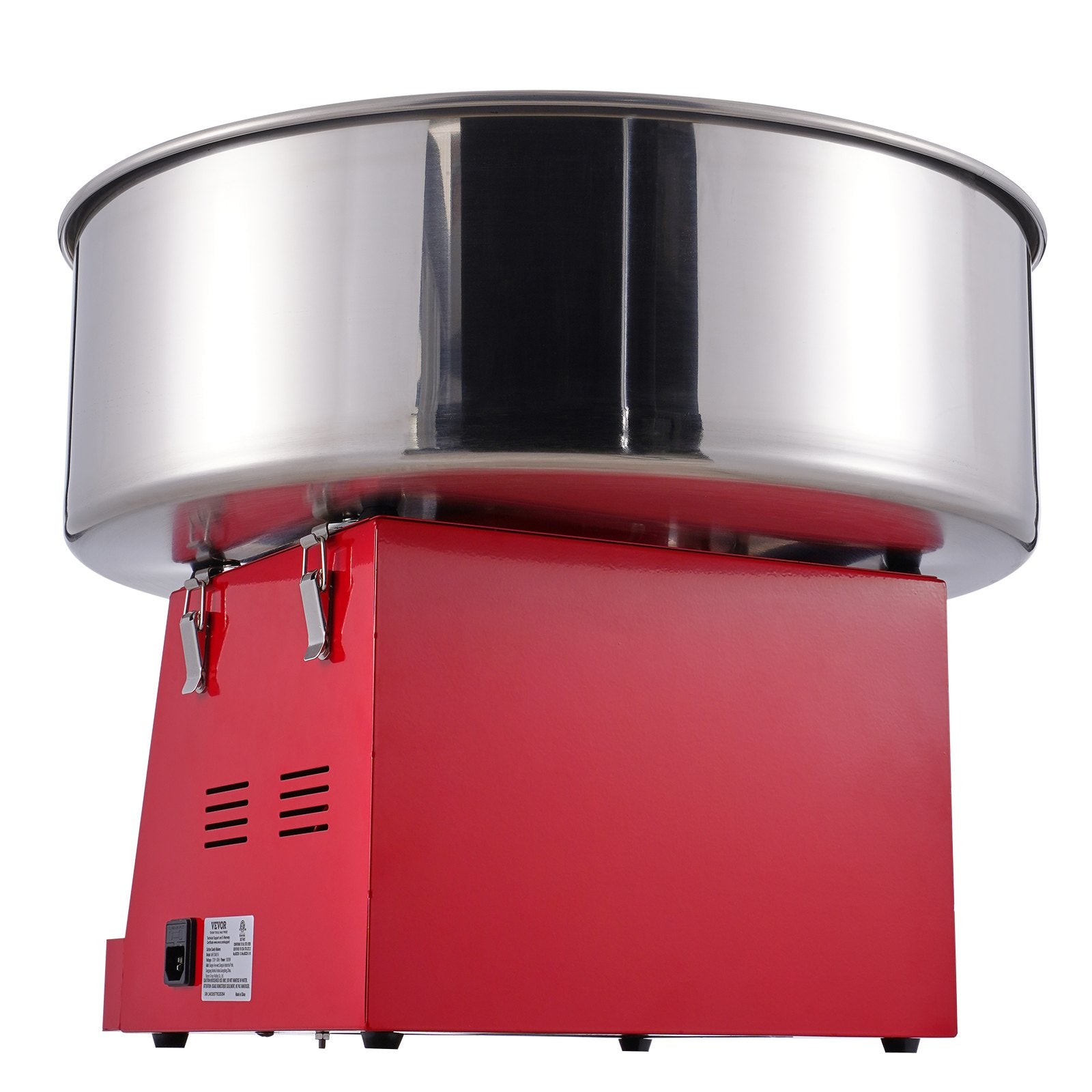 Electric Cotton Candy Machine, 1000W Candy Floss Maker, Commercial Cotton Candy Machine with Stainless Steel Bowl, and Sugar Scoop, Perfect for Home Kids Birthday, Family Party (Red)