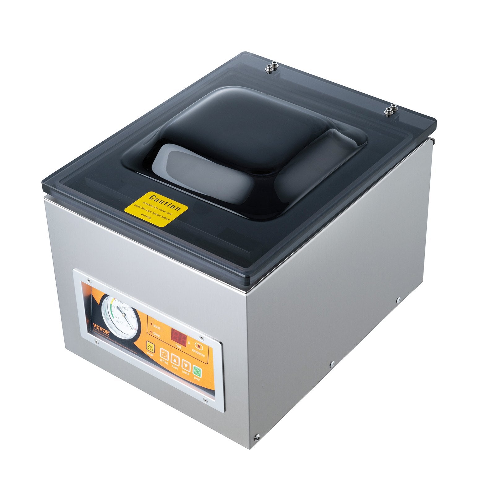 Food Storage: VEVOR Chamber Vacuum Sealer, 260W Sealing Power, Vacuum Packing Machine for Wet Foods, Meats, Marinades and More, Compact Size with 260 mm Sealing Length, Applied in Home Kitchen and Commercial Use