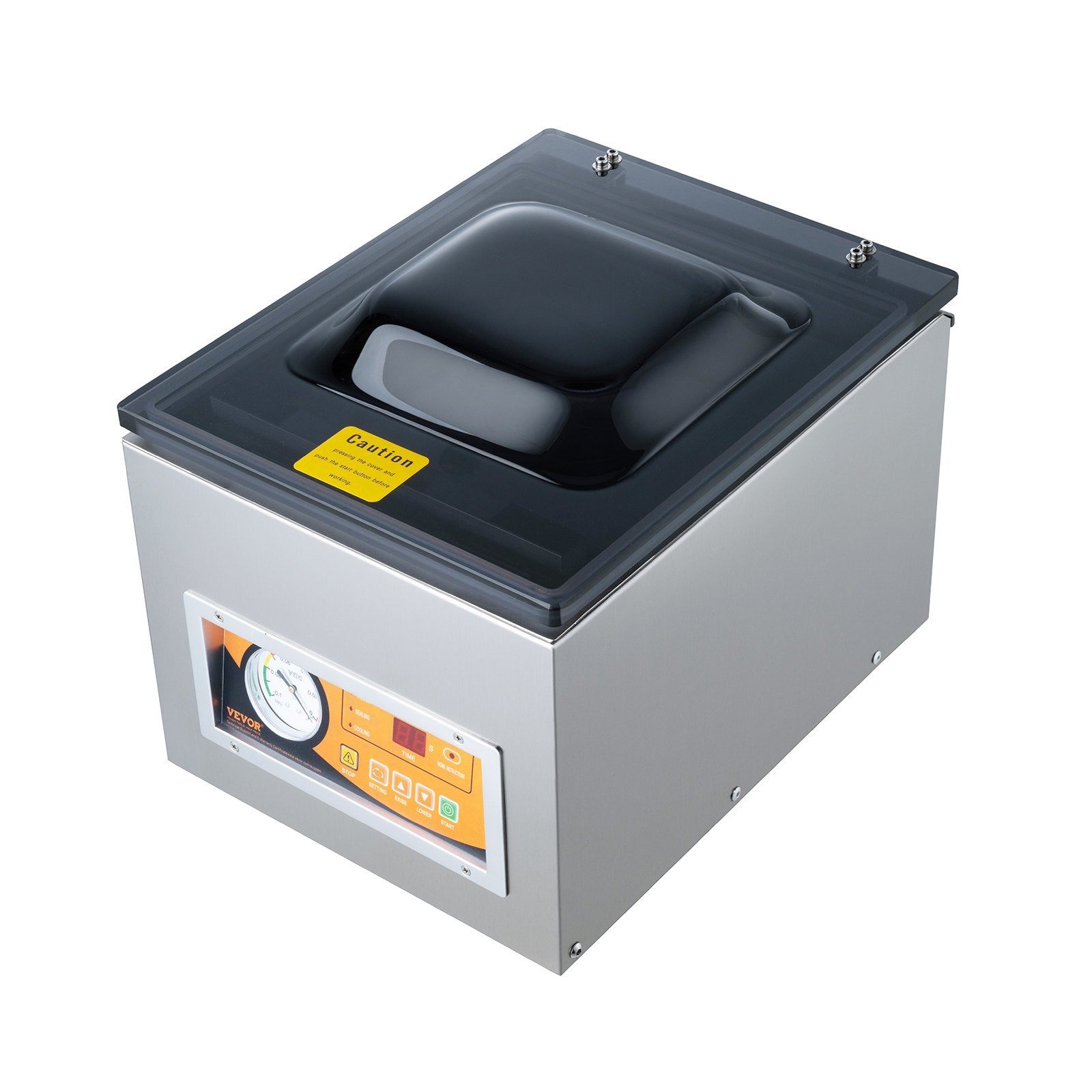 Food Storage: VEVOR Chamber Vacuum Sealer, 260W Sealing Power, Vacuum Packing Machine for Wet Foods, Meats, Marinades and More, Compact Size with 260 mm Sealing Length, Applied in Home Kitchen and Commercial Use
