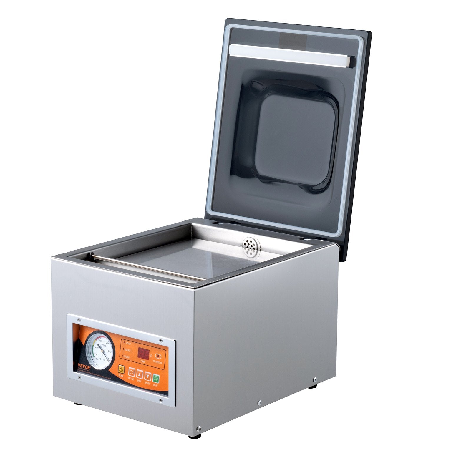 Food Storage: VEVOR Chamber Vacuum Sealer, 260W Sealing Power, Vacuum Packing Machine for Wet Foods, Meats, Marinades and More, Compact Size with 260 mm Sealing Length, Applied in Home Kitchen and Commercial Use