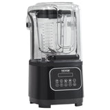 Kitchen Utensils: VEVOR Professional Blender with Shield, Commercial Countertop Blenders, 2L Jar Blender Combo, Stainless Steel 9 Speed & 5 Functions Blender, for Shakes, Smoothies, Peree, and Crush Ice, Black